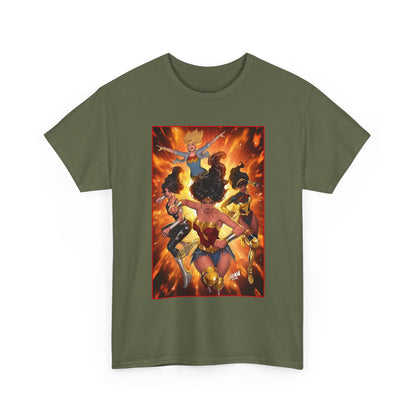 Wonder Woman & the Wonder Girls T-Shirt - David Nakayama Art - Donna Troy, Cassie Sandsmark, Yara Flor - #17 Variant Cover Art - DC Comics