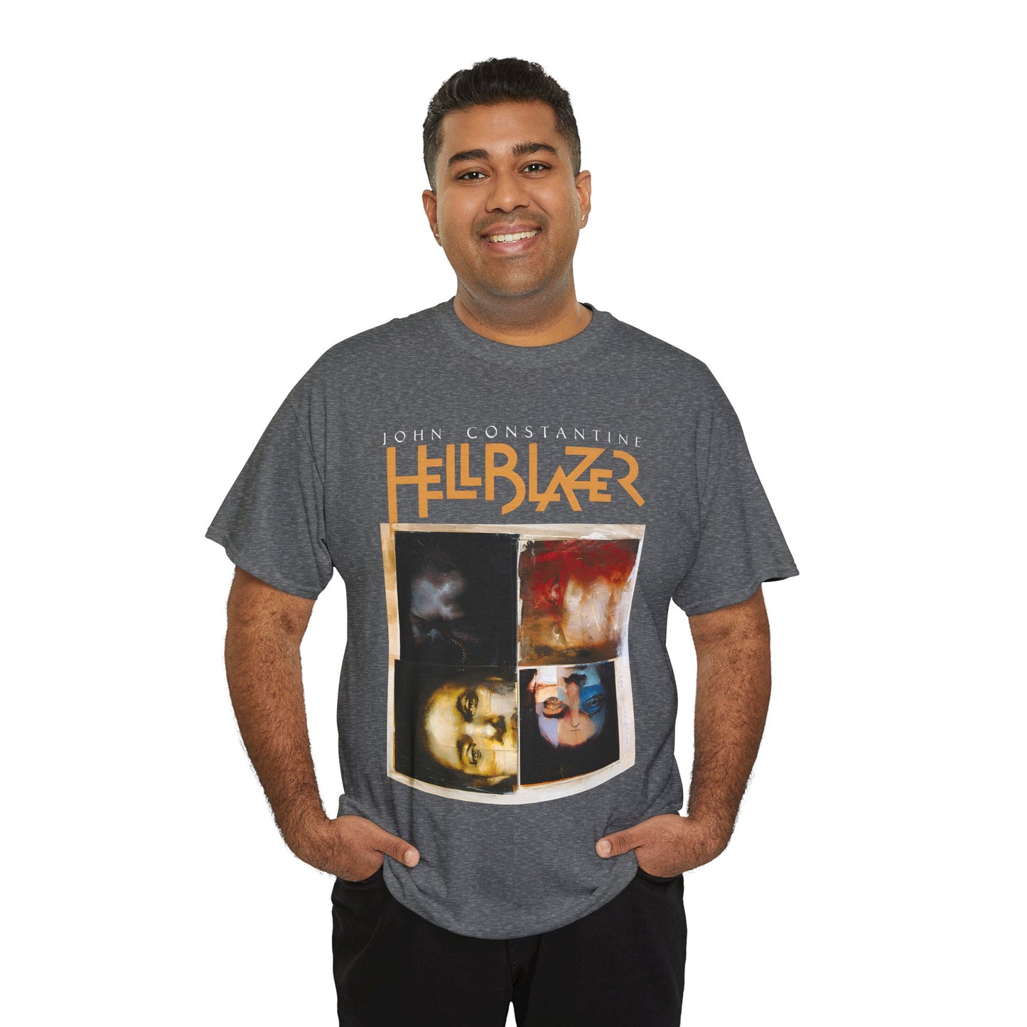 John Constantine Hellblazer T-Shirt - Dave McKean Art - DC Comics, Vertigo