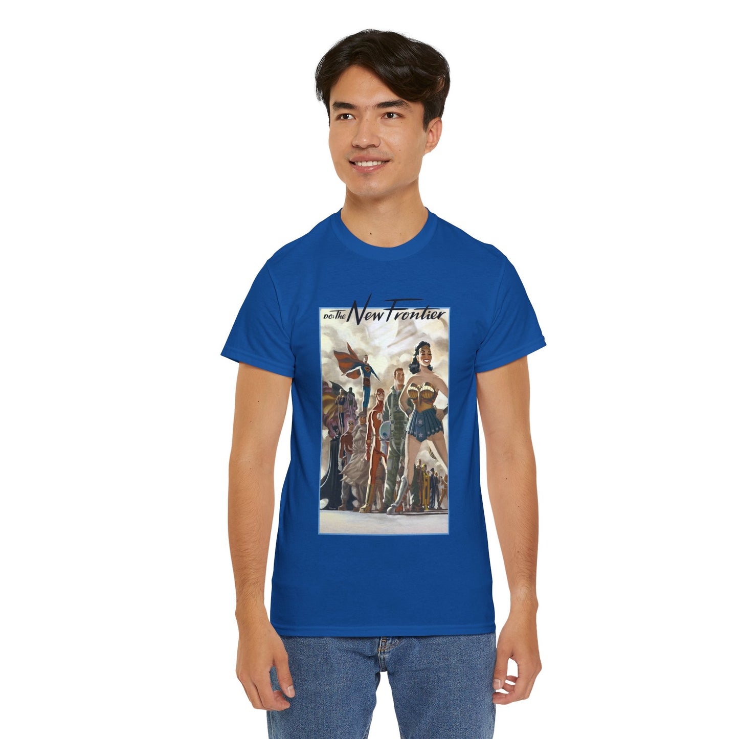 DC: The New Frontier T-Shirt - Darwyn Cooke Art - Superman, Wonder Woman, Flash, Batman - DC Comics
