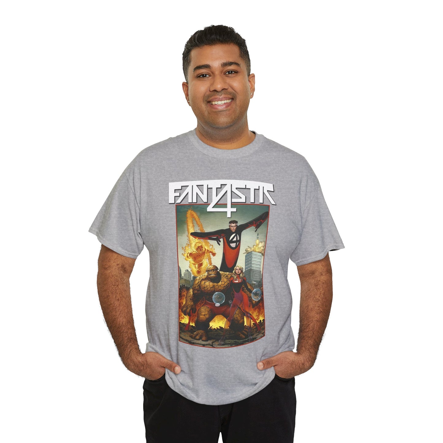Fantastic Four T-Shirt - Arthur Adams Art - Marvel Comics