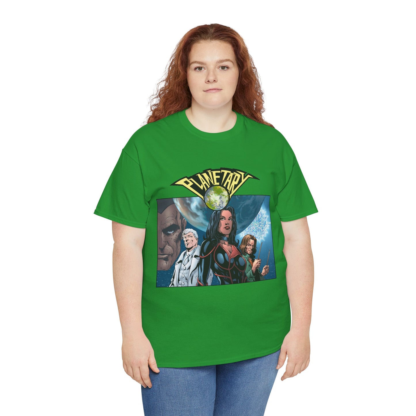 Planetary T-Shirt - Phil Jimenez Art - The Drummer, Jakita Wagner & Elijah Snow - DC Comics/Wildstorm - Ellis Story