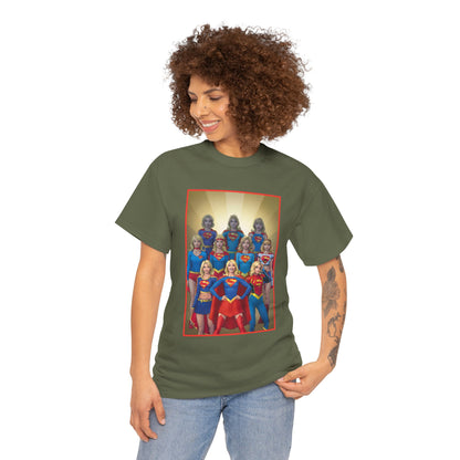 Supergirl Through the Ages T-Shirt - Nicola Scott Art - Kara from Kandor, Superman's Cousin, Linda Danvers - Survivor from Krypton - DC Comics