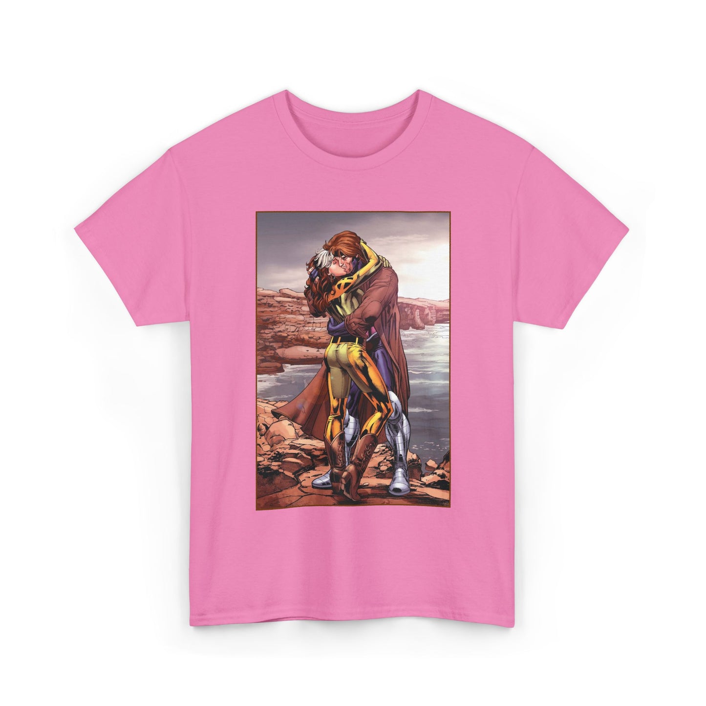 Gambit & Rogue T-Shirt - Scot Eaton Art - "Romy" - Popular X-Men Members - Marvel Comics
