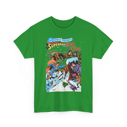 Superman & Santa Claus T-Shirt - José Luis García-López Art - DC Comics Presents #67 - Vs. Toyman