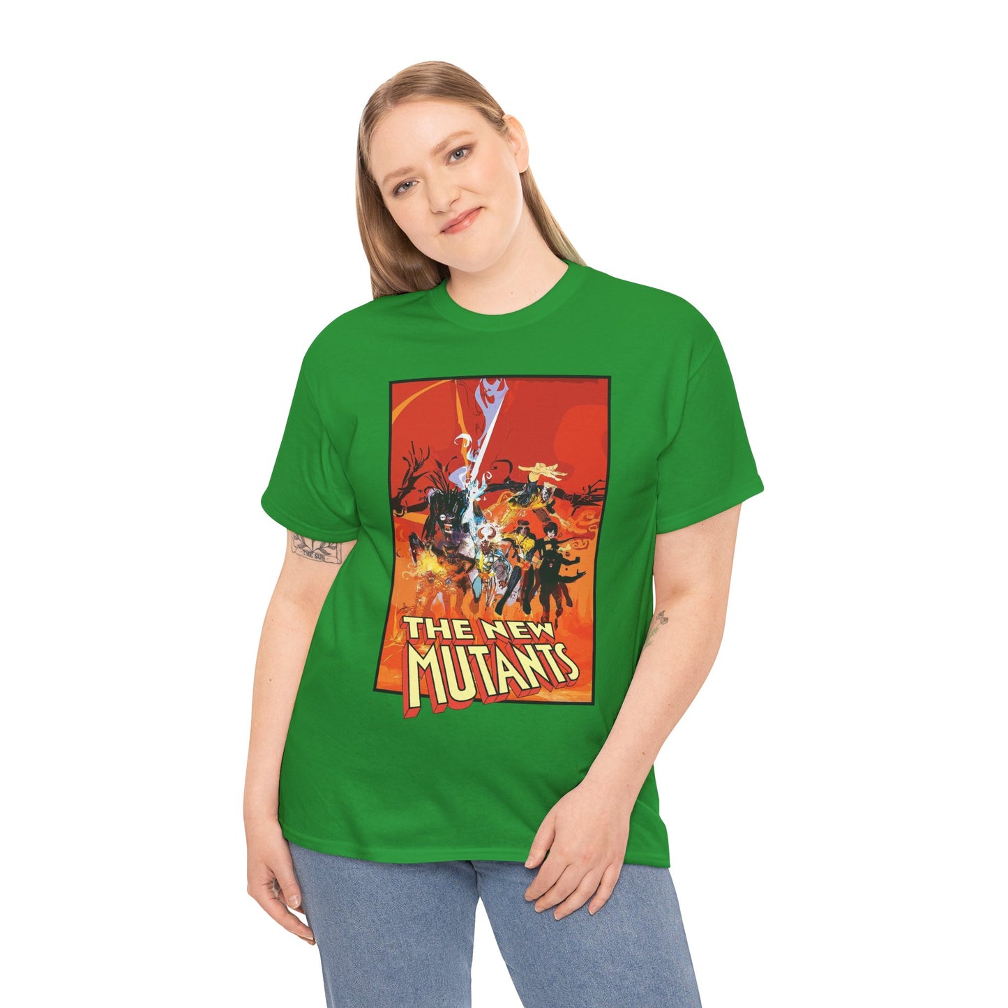 New Mutants T-Shirt - Bill Sienkiewicz Art - Marvel Comics - Magik, Warlock, Cannonball, Wolsbane, Sunspot