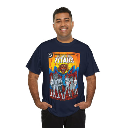 New Teen Titans #4 T-Shirt - George Perez Art - Trigon the Terrible - DC Comics