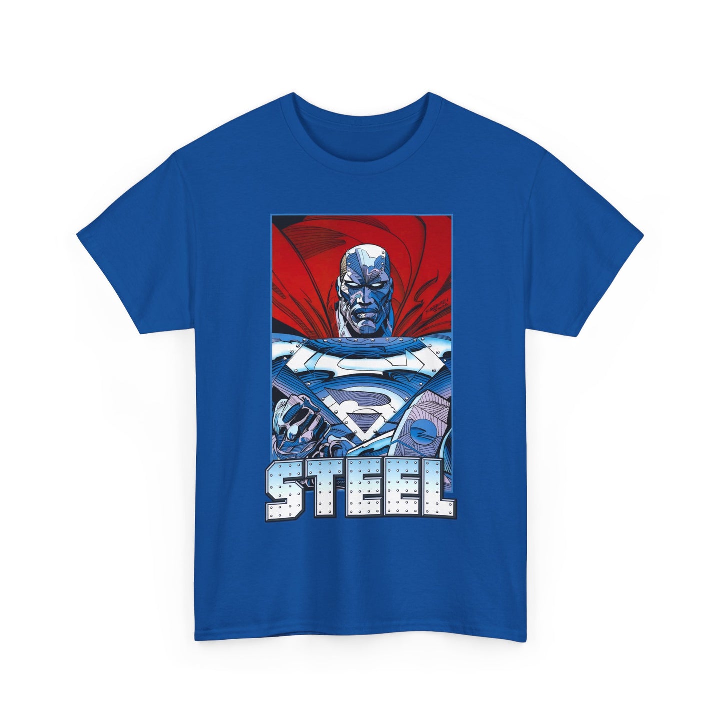 Steel T-Shirt - Superman Family - Reign of the Supermen - John Henry Irons - Steelworks - DC Comics