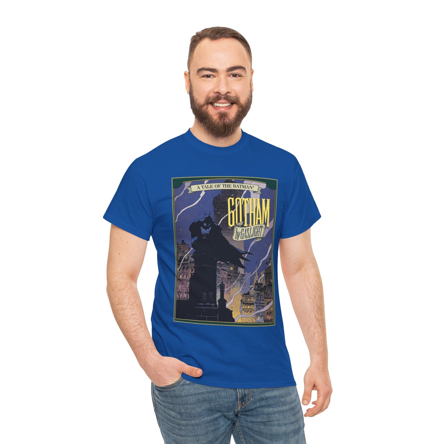 Batman: Gotham by Gaslight T-Shirt - Mike Mignola Art - 19th Century Jack the Ripper Story - Elseworlds - DC Comics