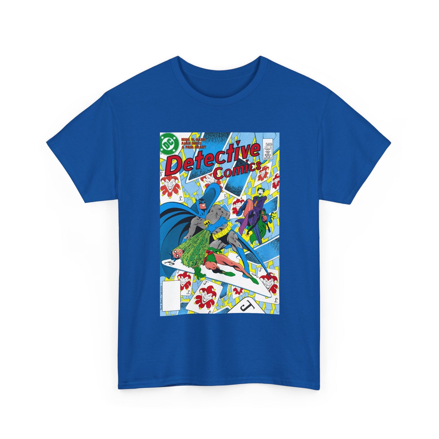 Detective Comics #569 T-Shirt - Alan Davis Art - Batman, Robin, Joker, Catwoman - DC Comics