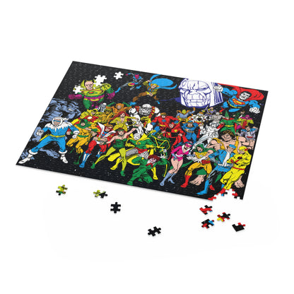Secret Society of Super-Villains (500 Piece) Puzzle - DC Comics - Darkseid, Sinestro, Cheetah, Lex Luthor, Grodd, Captain Cold