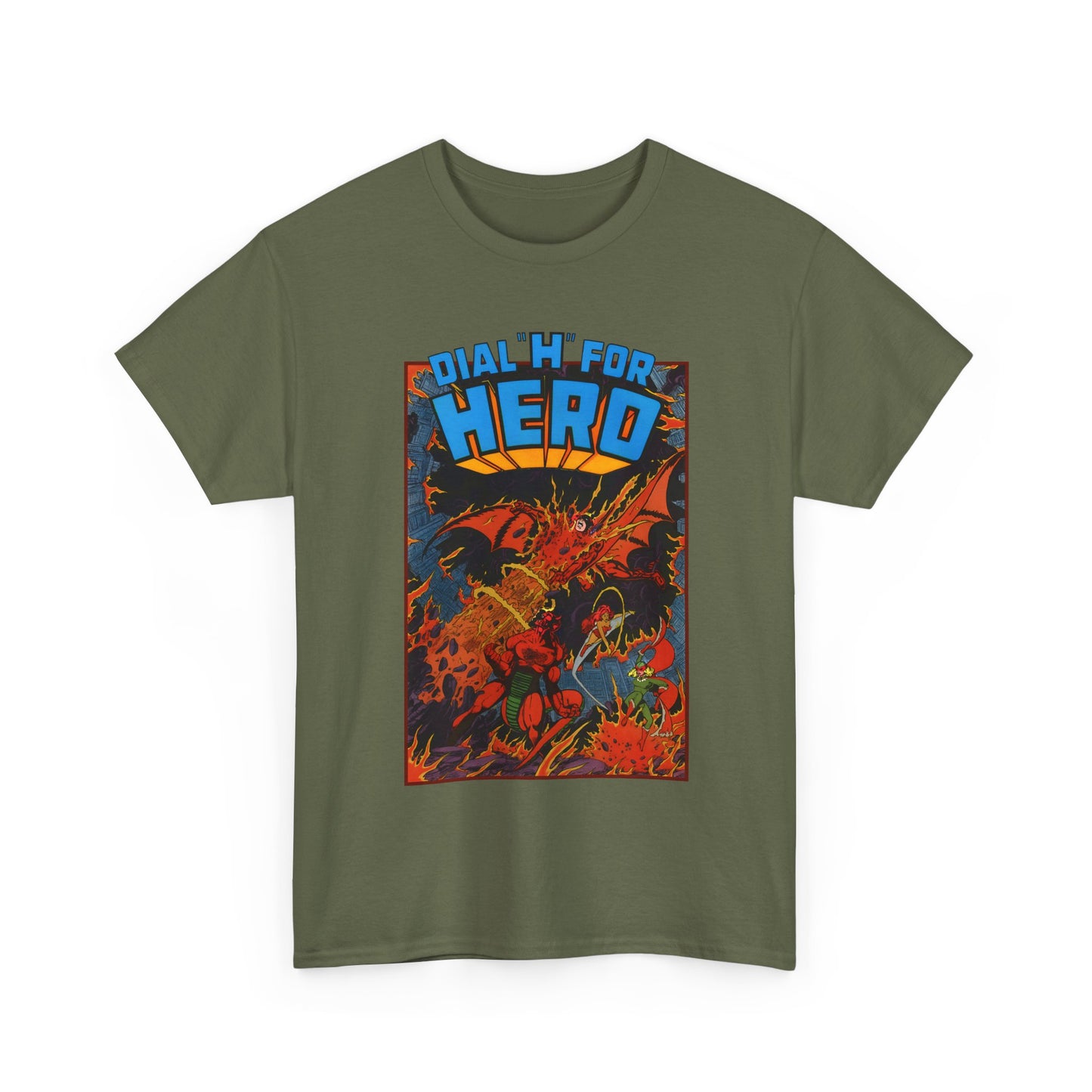 Dial "H" For Hero T-Shirt - George Perez Art - Adventure Comics Series - DC Comics