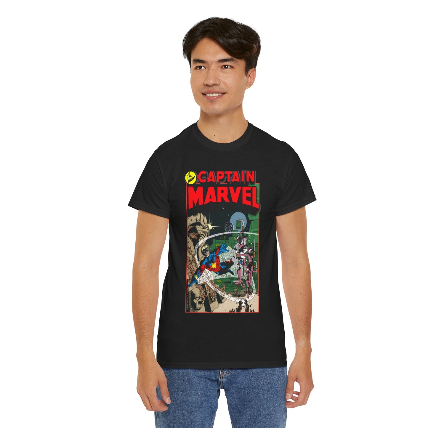 Captain Marvel T-Shirt - Frank Miller Art - Spotlight #8 Cover Art - Marvel Comics