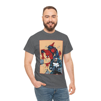 Spider-Man & Punisher T-Shirt - Jim Lee Art - Marvel Comics