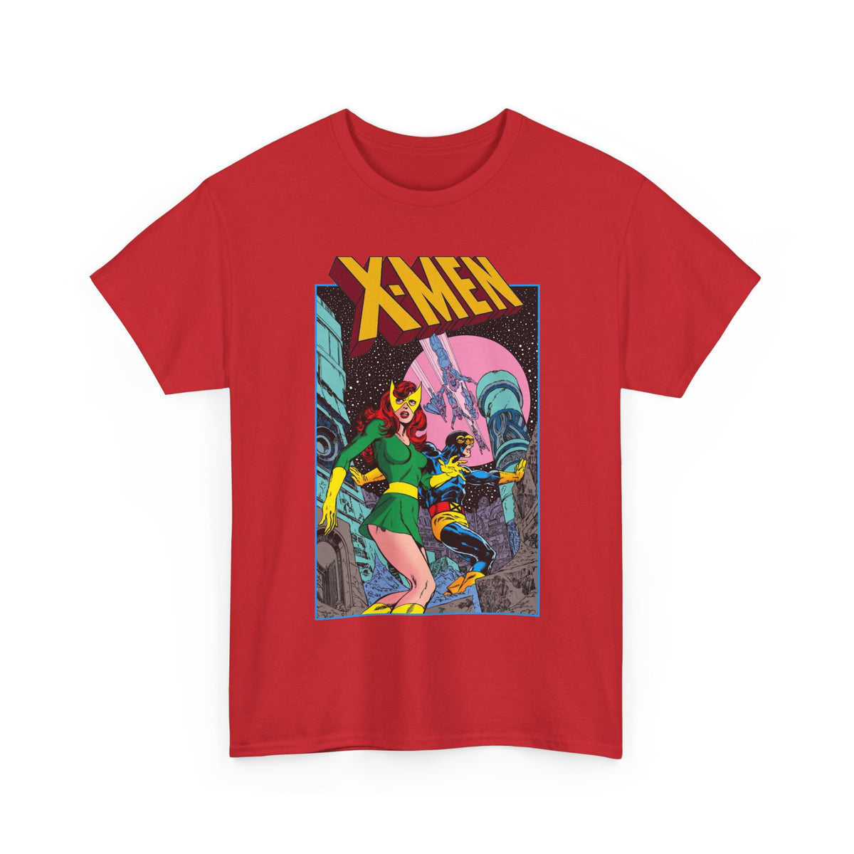 X-Men T-Shirt - John Byrne Art - Cyclops & Jean Grey - Dark Phoenix Saga - Marvel Comics