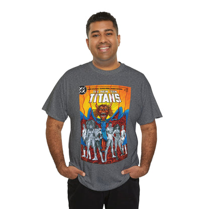 New Teen Titans #4 T-Shirt - George Perez Art - Trigon the Terrible - DC Comics