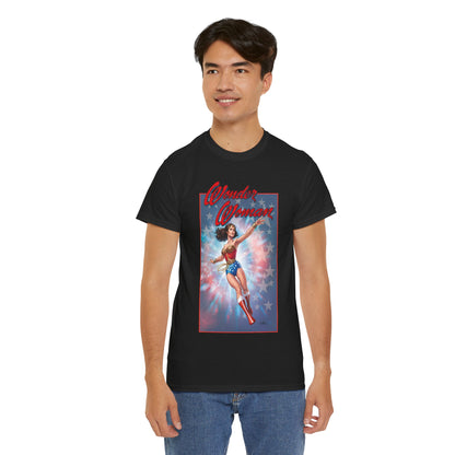 Wonder Woman '77 T-Shirt - Nicola Scott Art - Comic Book Based on the 1970s TV Series with Lynda Carter - DC Comics