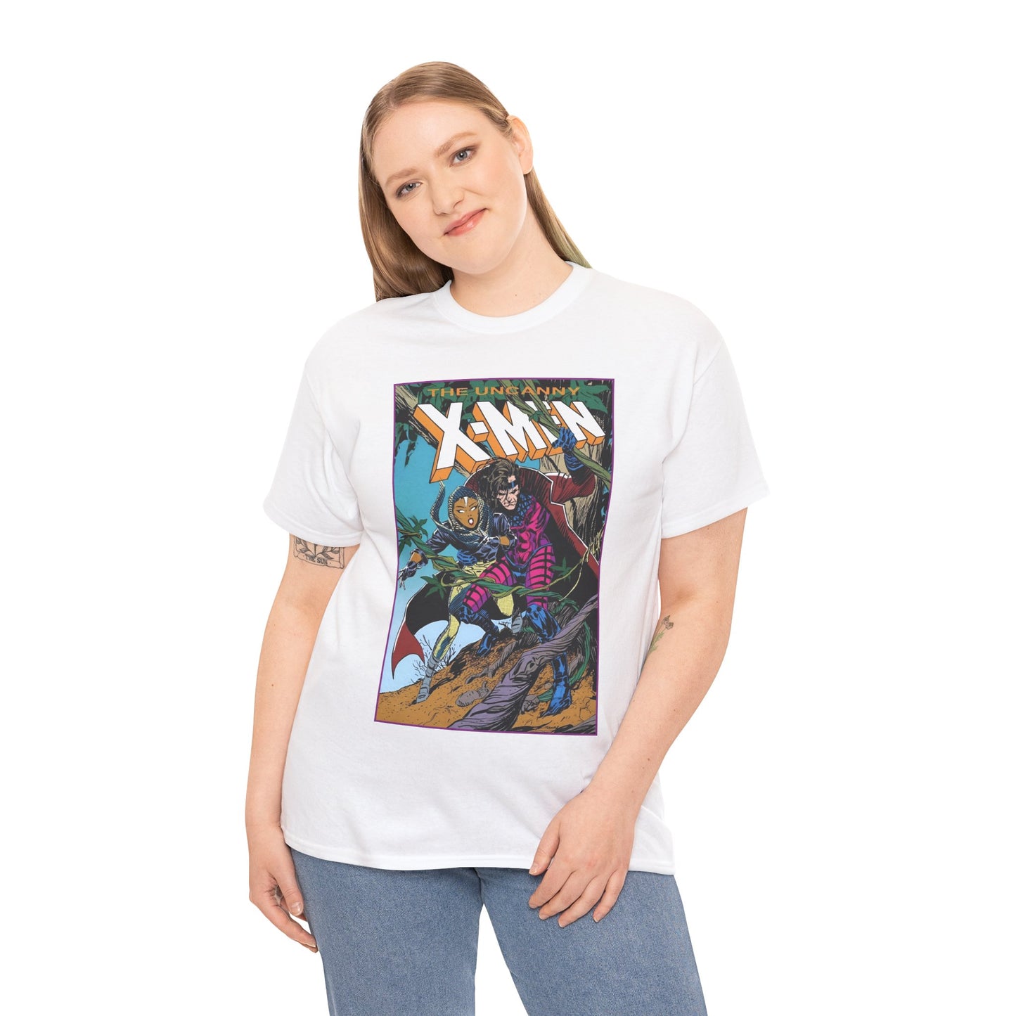 Uncanny X-Men T-Shirt - Andy Kubert Art - Storm & Gambit - #226 Cover - Marvel Comics