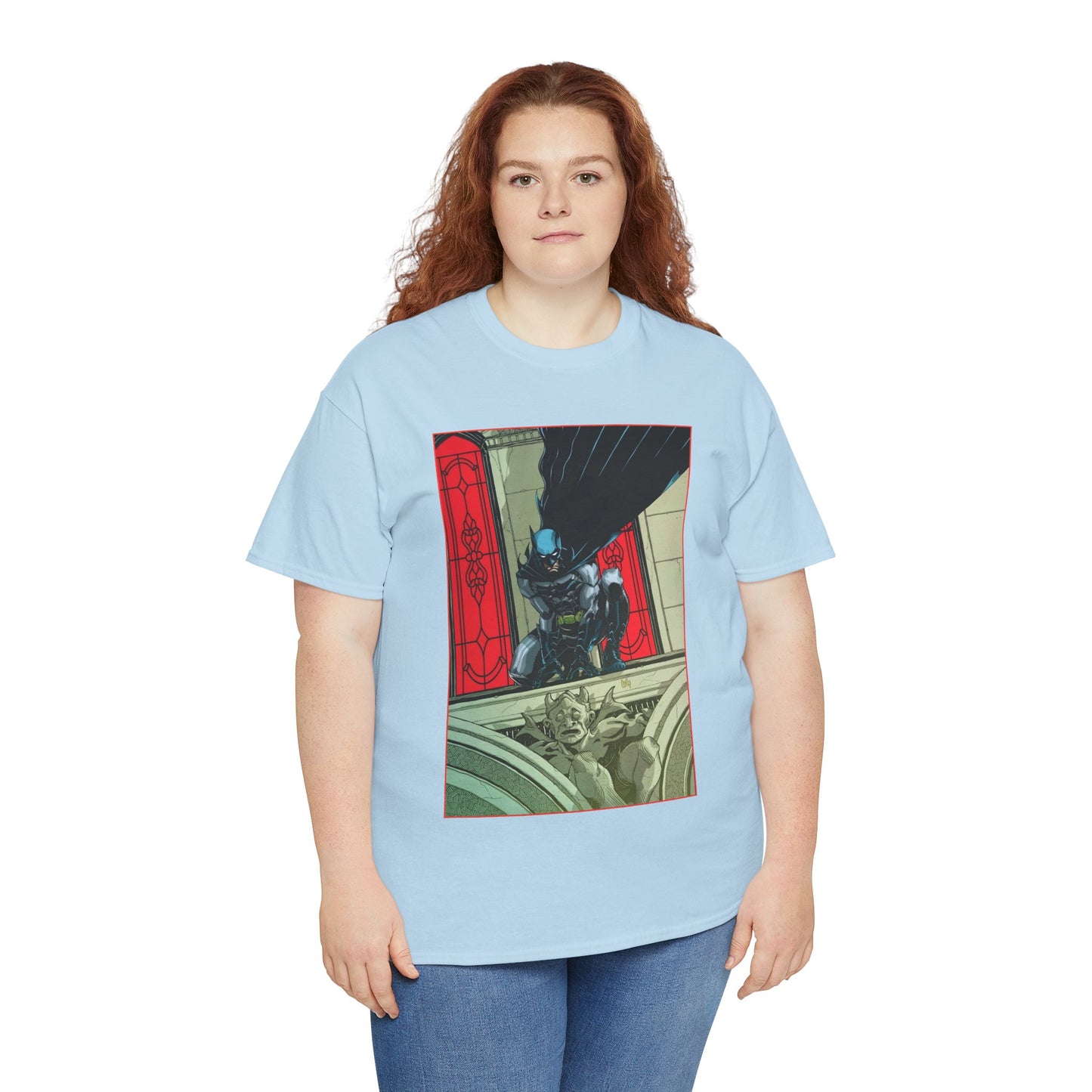 Batman T-Shirt - Cully Hamner Art - Batman Allies Secret Files Cover - Gotham Protector - And a Gargoyle! - DC Comics