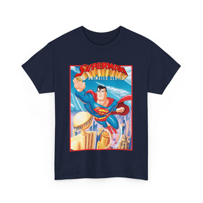 Superman The Animated Series T-Shirt - DC Comics - WB Cartoon 1990s - Metropolis - Man of Steel - Daily Planet