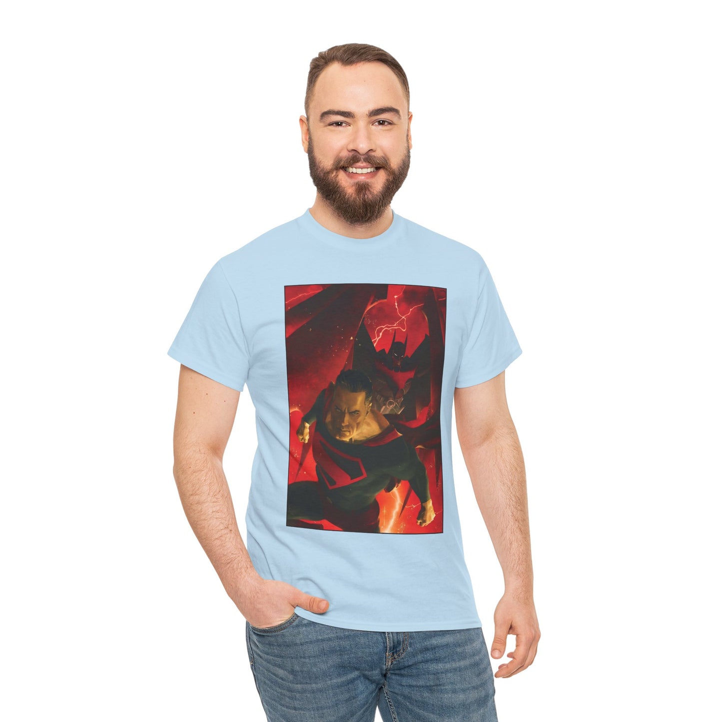 Superman & Batman (Kingdom Come) T-Shirt - Sabastian Fiumara Art - DC Comics