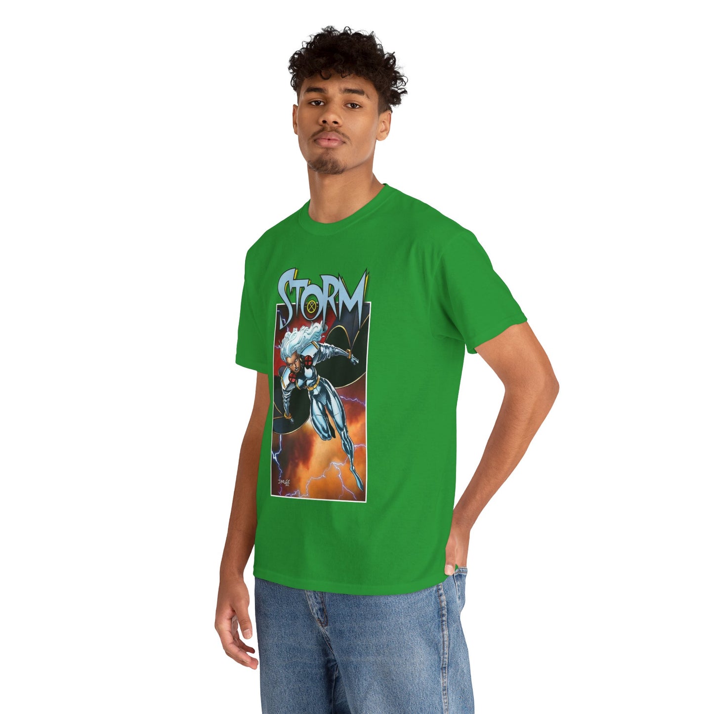 Storm T-Shirt - Jim Lee Art - Ororo - Uncanny X-Men Member & Leader - Heroic Mutant - Marvel Comics