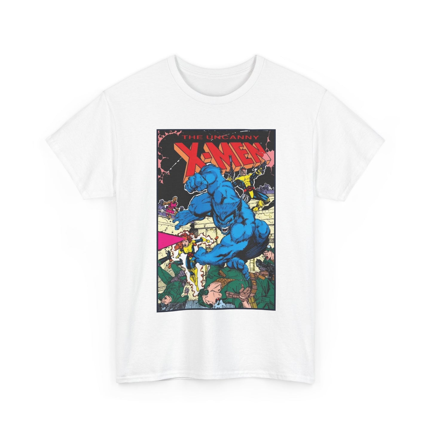 Uncanny X-Men T-Shirt - Jim Lee Art - Beast, Forge - Marvel Comics