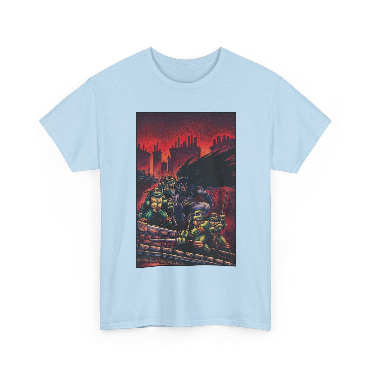 Batman & Teenage Mutant Ninja Turtles T-Shirt - Kevin Eastman Art - TNMT - DC Comics