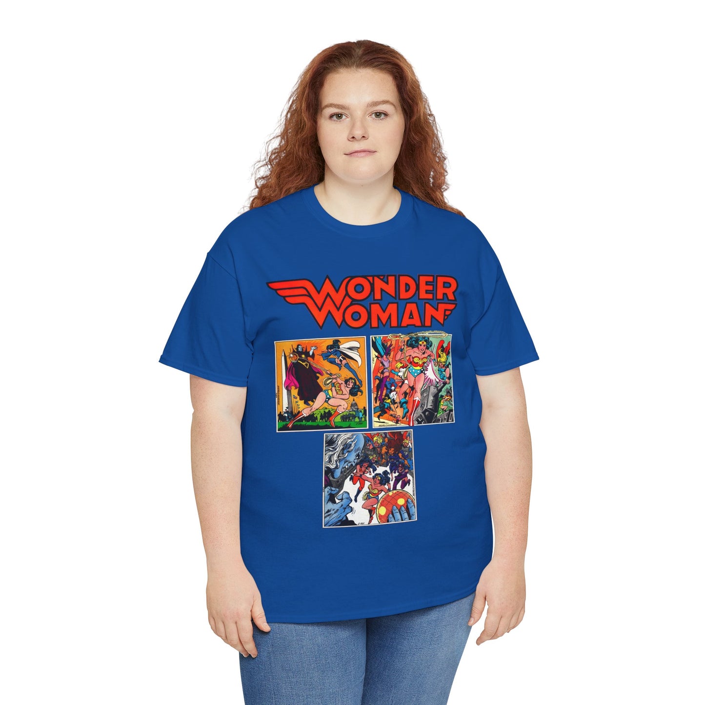 Wonder Woman T-Shirt - Ross Andru & Dick Giordano Art - Judgment in Infinity Story - Zatanna, Supergirl, Huntress, Power Girl, Raven, Wonder Girl, Starfire - DC Comics