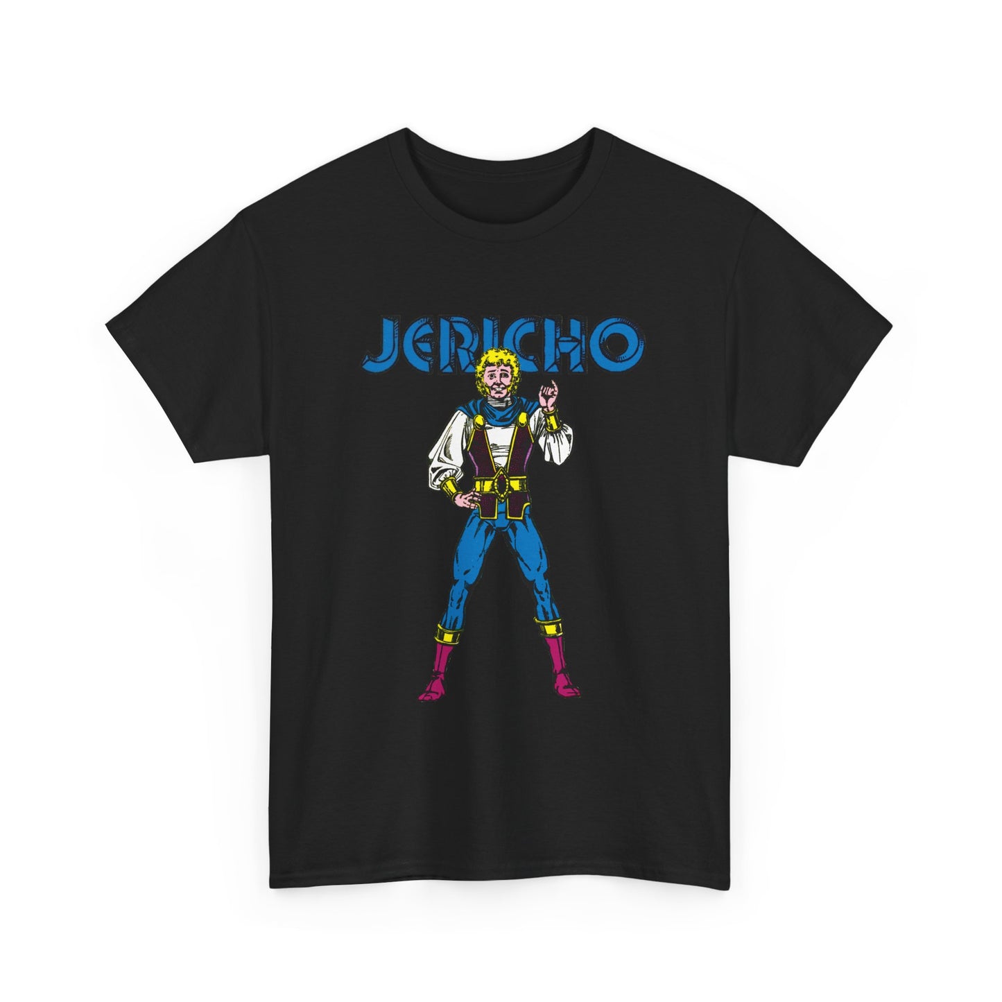 Jericho T-Shirt - George Perez Art - New Teen Titans Member - Son of Deathstroke, Brother of Ravager - DC Comics