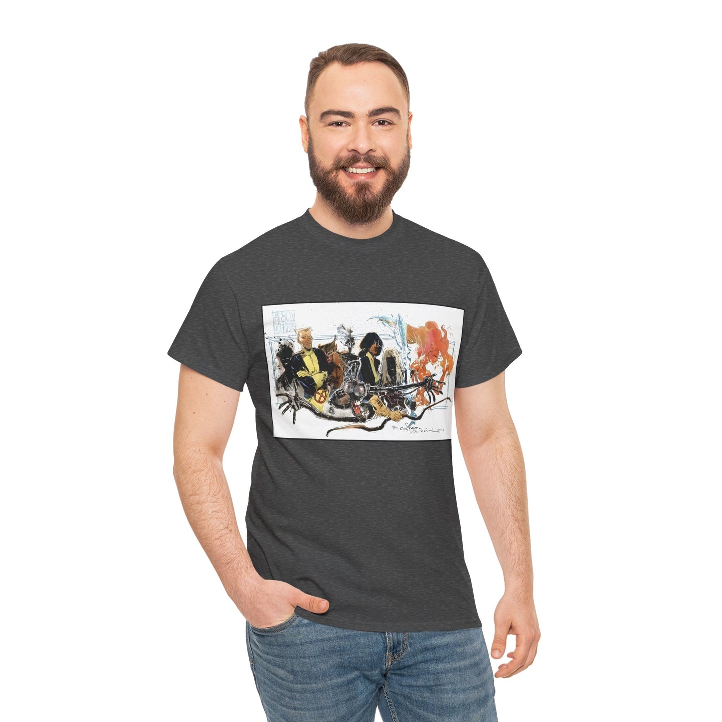 New Mutants T-Shirt - Bill Sienkiewicz Art - X-Men Team - Marvel Comics