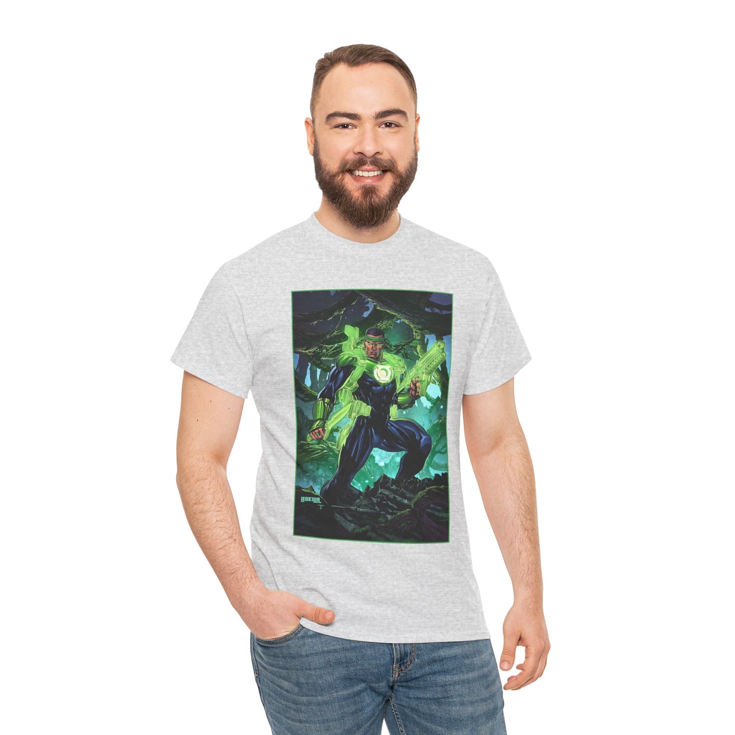 Jon Stewart T-Shirt - Ken Lashley Art - Green Lantern War Journal Cover Art - DC Comics