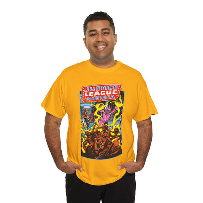 Justice League of America T-Shirt - George Perez Art - JSA Team-Up Cover - DC Comics