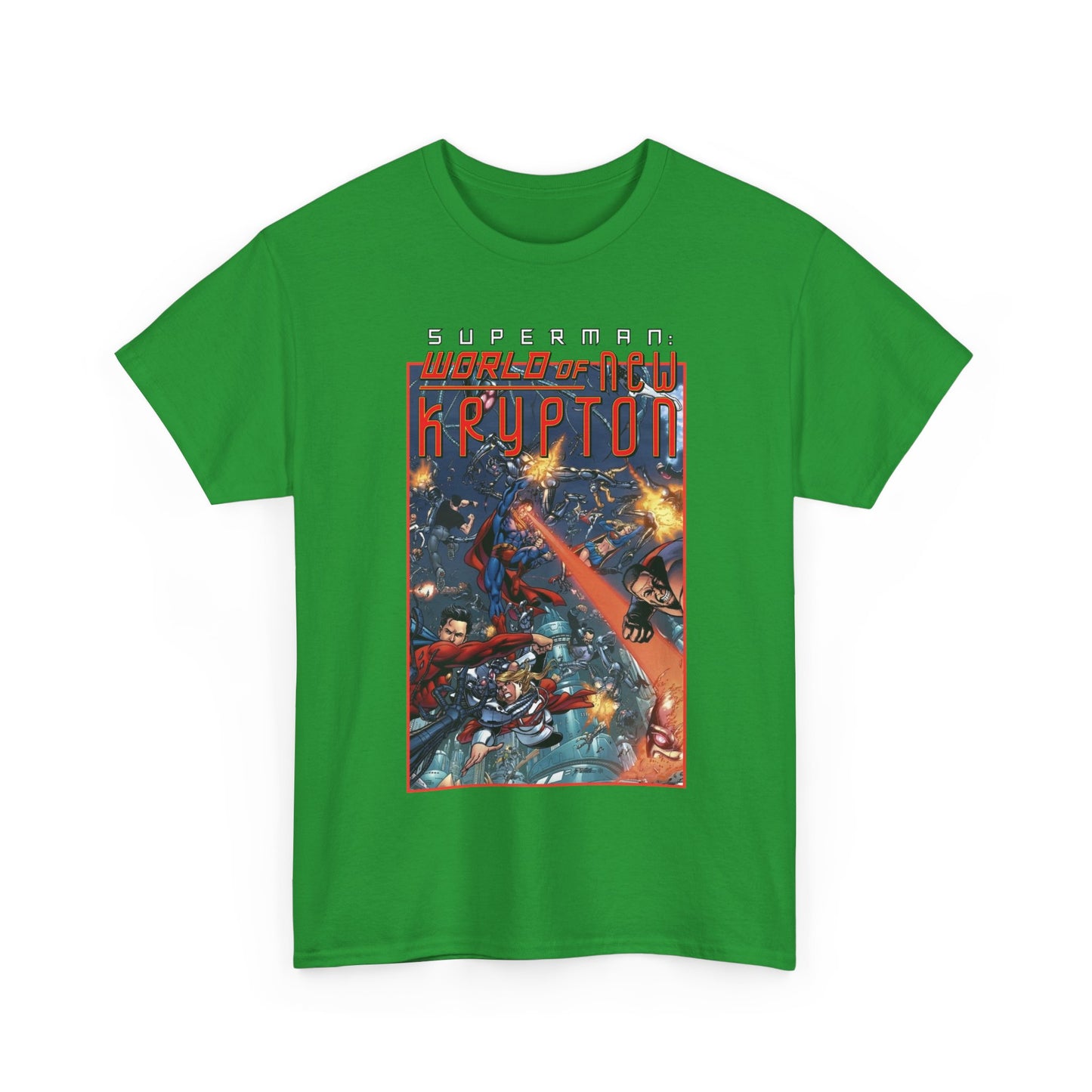 Superman: World of Krypton T-Shirt - George Perez Art - Superboy, Supergirl, Mon-El - DC Comics