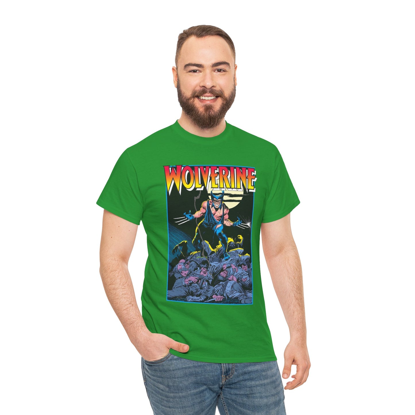 Wolverine T-Shirt - John Buscema Art - #1 Cover Art 1988 - Marvel Comics