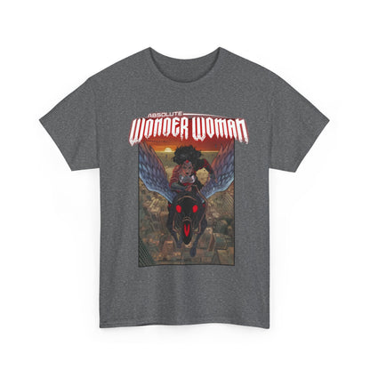 Absolute Wonder Woman T-Shirt - Hayden Sherman Art - DC Comics All-In - Raised in Hell by Circe - Riding Pegasus