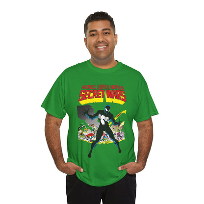 Secret Wars T-Shirt - Classic Marvel Comics Series - Alien Symbiote Spider-Man, 1st Appearance - Future Venom Story