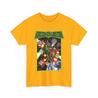 Green Lantern T-Shirt - George Perez Art - Hal Jordan & Alan Scott - Silver Age & Golden Age - DC Comics