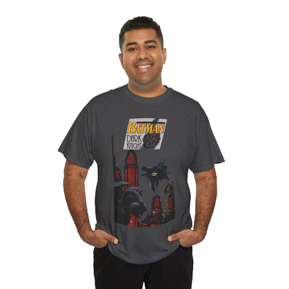Batman: Dark Knight, Dark City T-Shirt - Mike Mignola Art - Gotham City, Bruce Wayne - 1990s Cover Art - DC Comics
