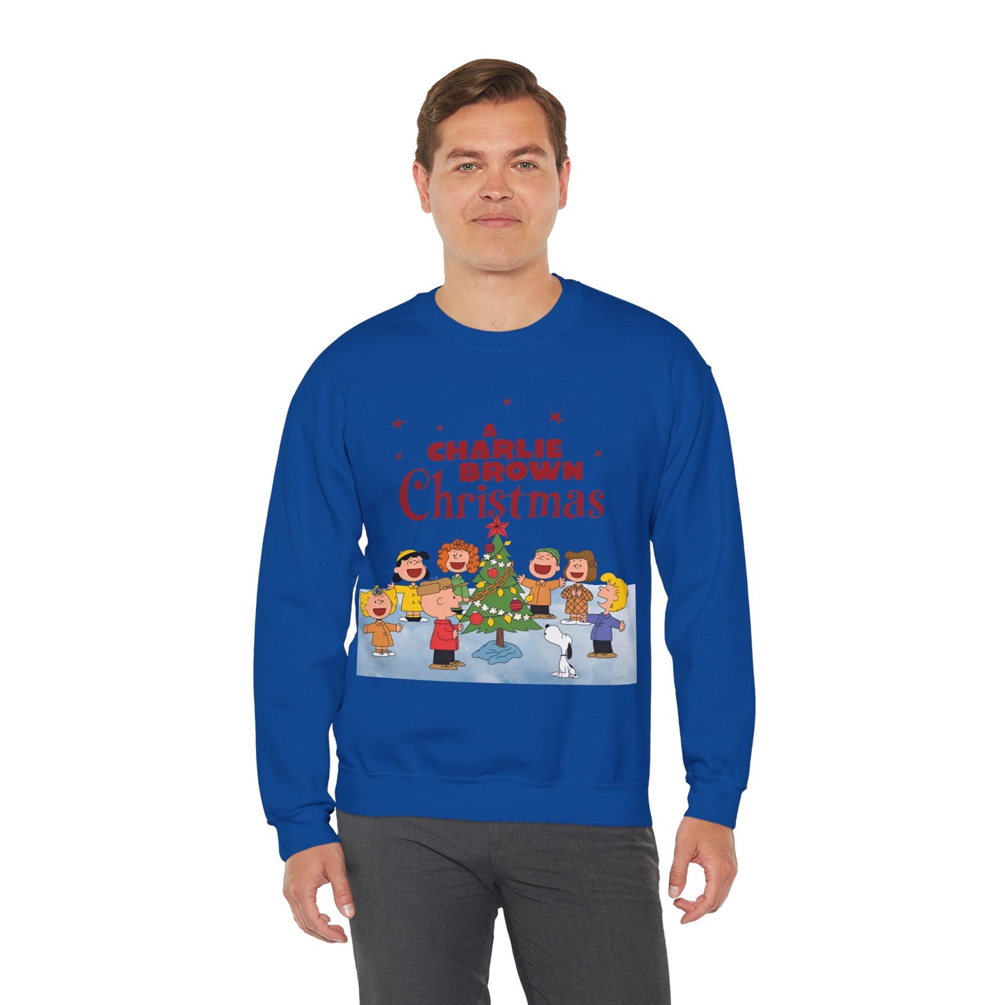 A Charlie Brown Christmas Crewneck Sweatshirt - Snoopy, Lucy, Linus, Sally, Schroeder