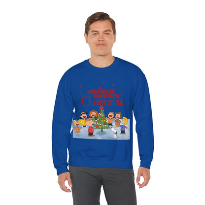 A Charlie Brown Christmas Crewneck Sweatshirt - Snoopy, Lucy, Linus, Sally, Schroeder