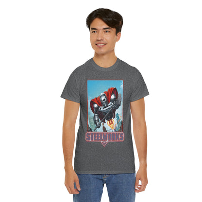 Steelworks T-Shirt - Jon Bogdanove Art - John Henry Irons - Superman Family - DC Comics