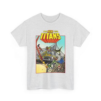 New Teen Titans T-Shirt - George Perez Promo Art - Wonder Girl, Cyborg, Raven, Starfire, Robin, Kid Flash, Changeling - DC Comics