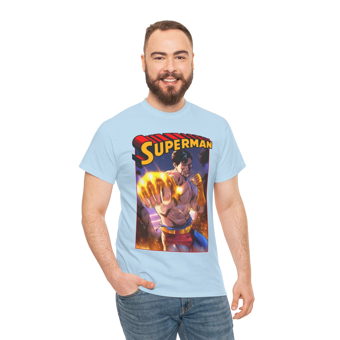 Superman T-Shirt - Lucas Meyer Art - DC K.O. Cover Art - Man of Steel - DC Comics