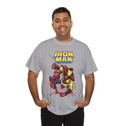 Iron-Man & Spider-Man T-Shirt - Butch Guice Art - Marvel Comics