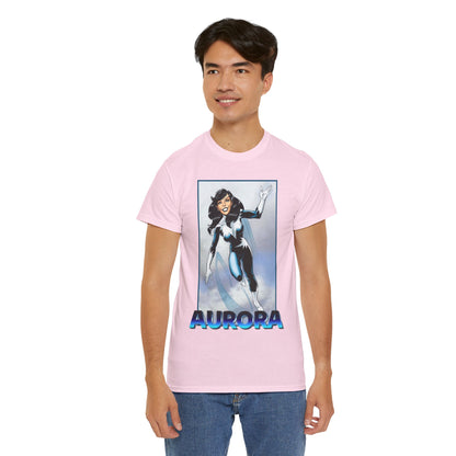 Aurora T-Shirt - John Byrne Art - Alpha Flight Member - Marvel Comics