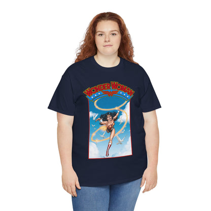 Wonder Woman T-Shirt - George Perez Art - Post-Crisis 1980s Retro Graphic - Themyscira - DC Comics