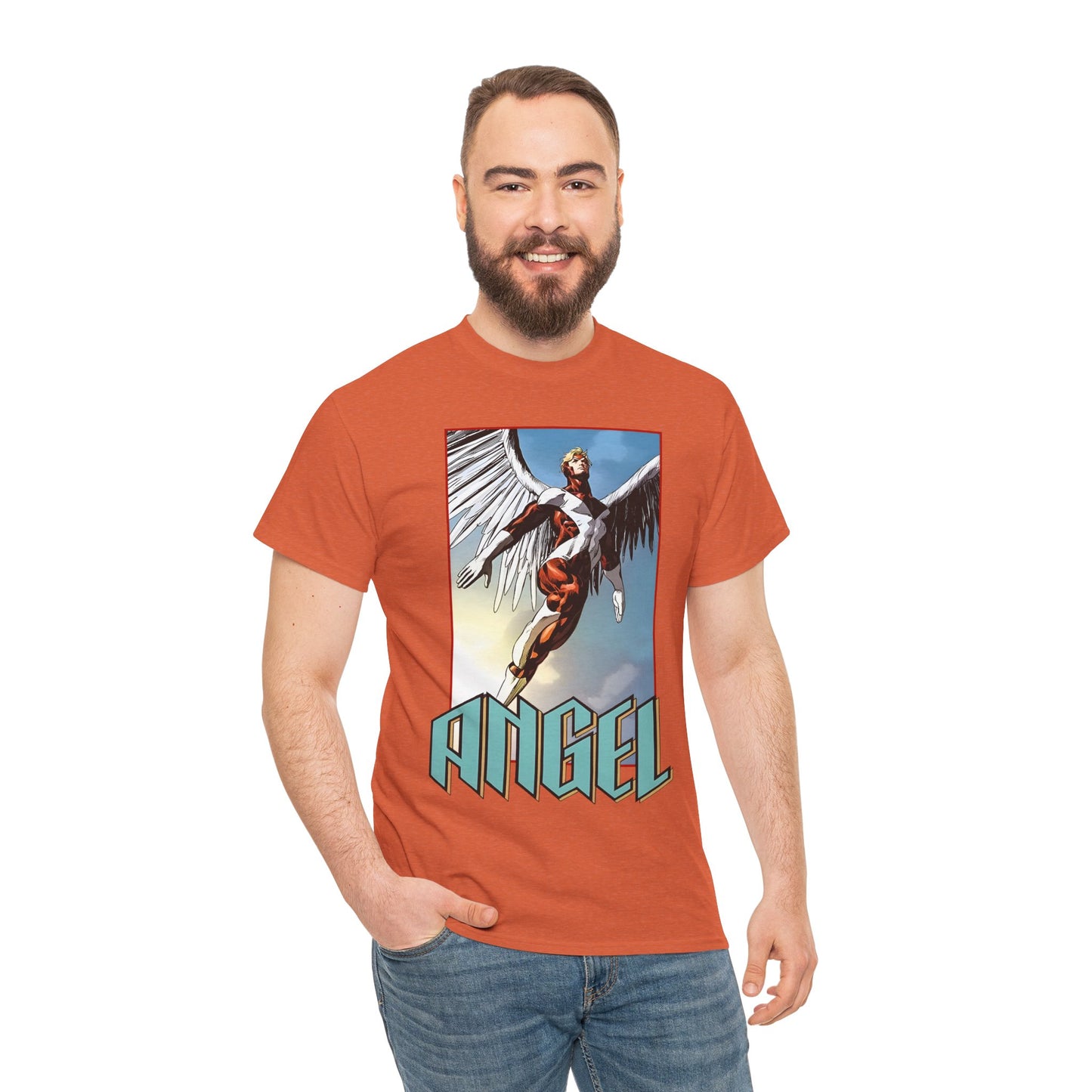 Angel T-Shirt - Mike Deodato Art - Marvel Comics X-Men Member