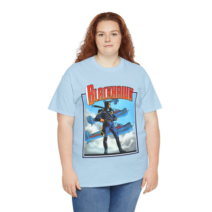 Blackhawk T-Shirt - Howard Chaykin Art - World War II Anti-Nazi Ace Pilots - DC Comics