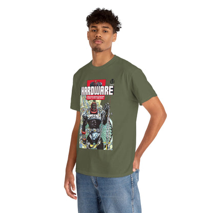 Hardware T-Shirt - Denys Cowan Art - Curtis Metcalf Vs Edwin Alva - Milestone Media - DC Comics