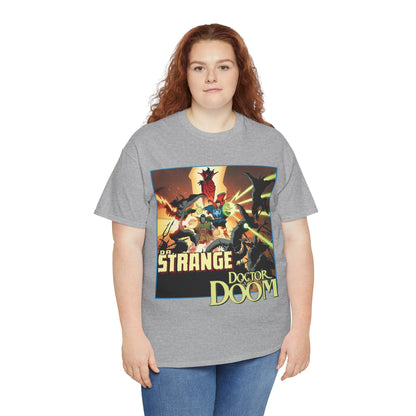 Dr Strange & Doctor Doom T-Shirt - Mike Mignola Art - Triumph & Torment - 1980s Graphic Novel Fighting Mephisto - Marvel Comics